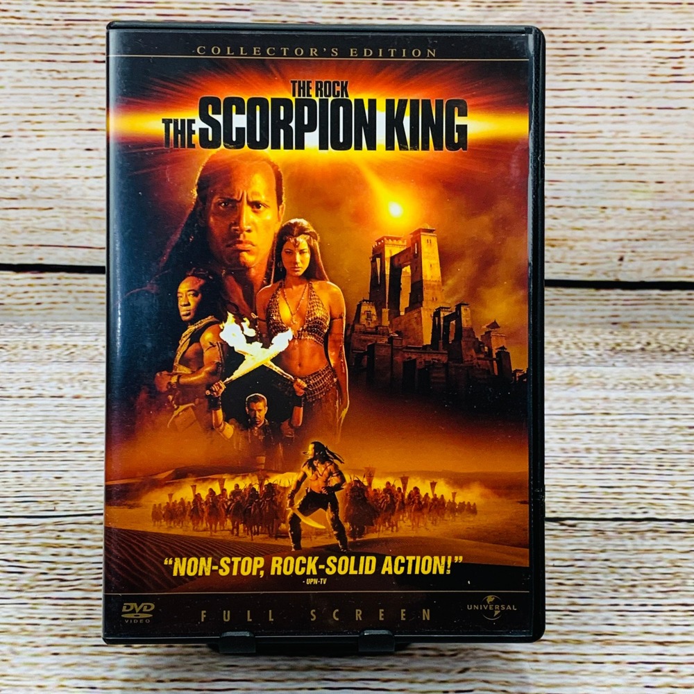The Scorpion‎ King [2002 DVD] The Rock Collector's Edition Full Screen Action